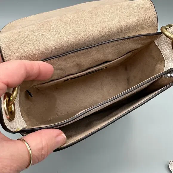 Leather Coach Kleo 17 Convertible Purse Bag & Mini Skinny ID Card Case - Picture 4 of 13